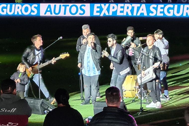 El partidos de la Selección Argentina estuvo signado por la música