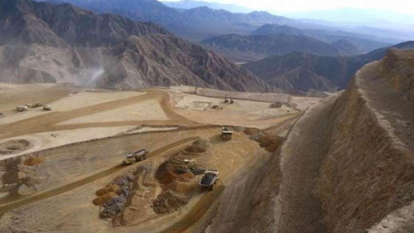 
Trabajo in situ. El emplazamiento Hierro Indio, al oeste de Malargüe. | AFP
   