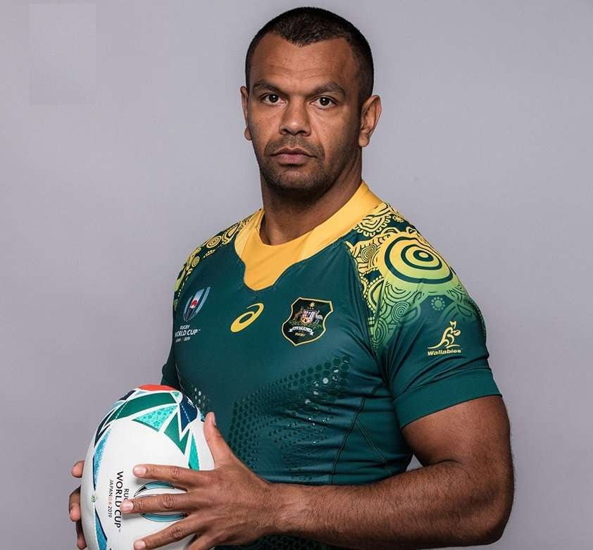 
    Kurtley Beale, el único jugador indígena en la actual selección australiana.
   