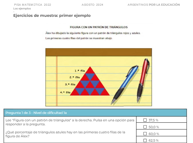 Ejercicio matemático