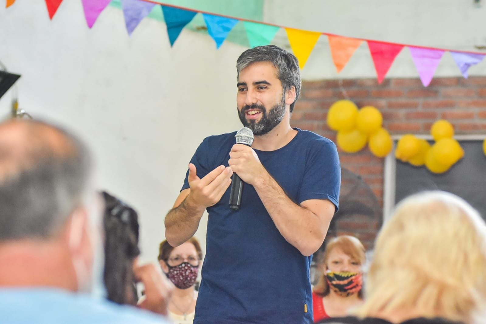 Jorge Martín Rodríguez Alberti es jefe de La Cámpora en Hurlingham. 