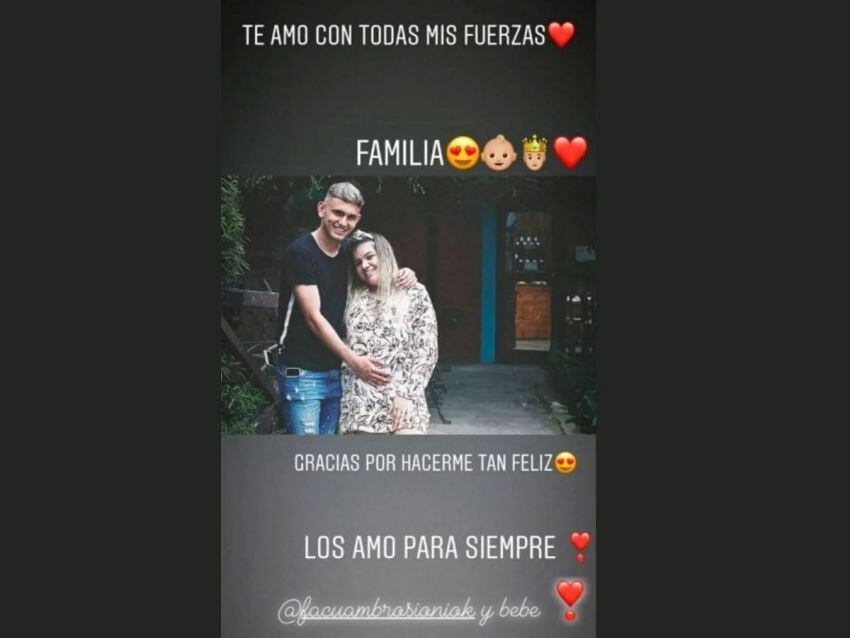 
    La historia de Instagram que compartió More Rial.
   