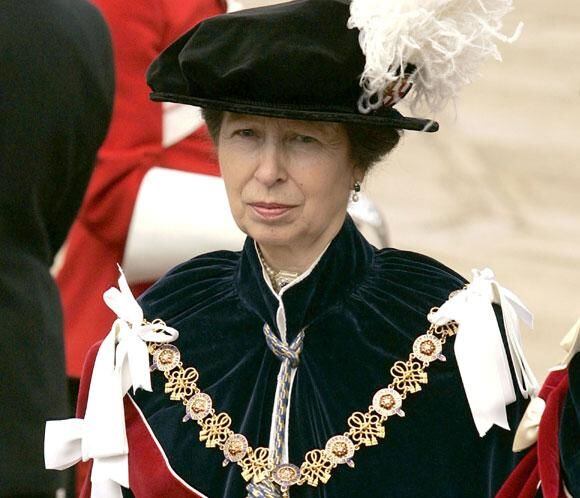 La princesa Ana de Inglaterra.