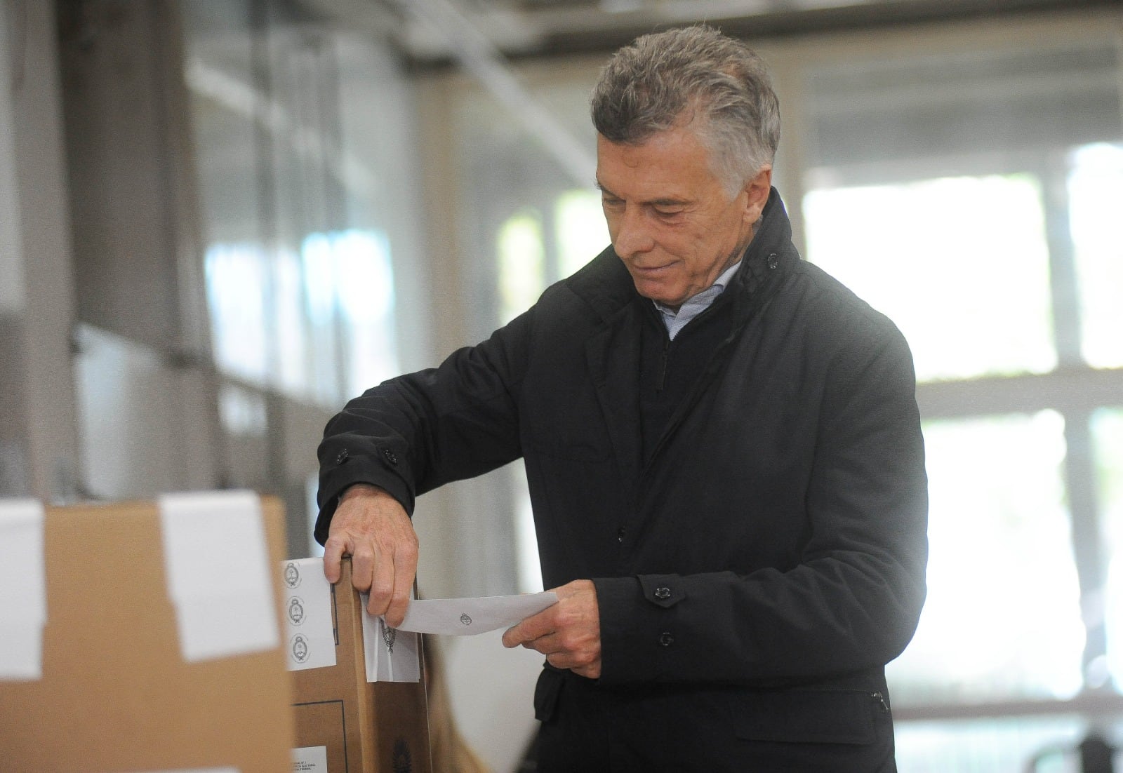 Mauricio Macri, este domingo. (La Voz/Federico López Claro)