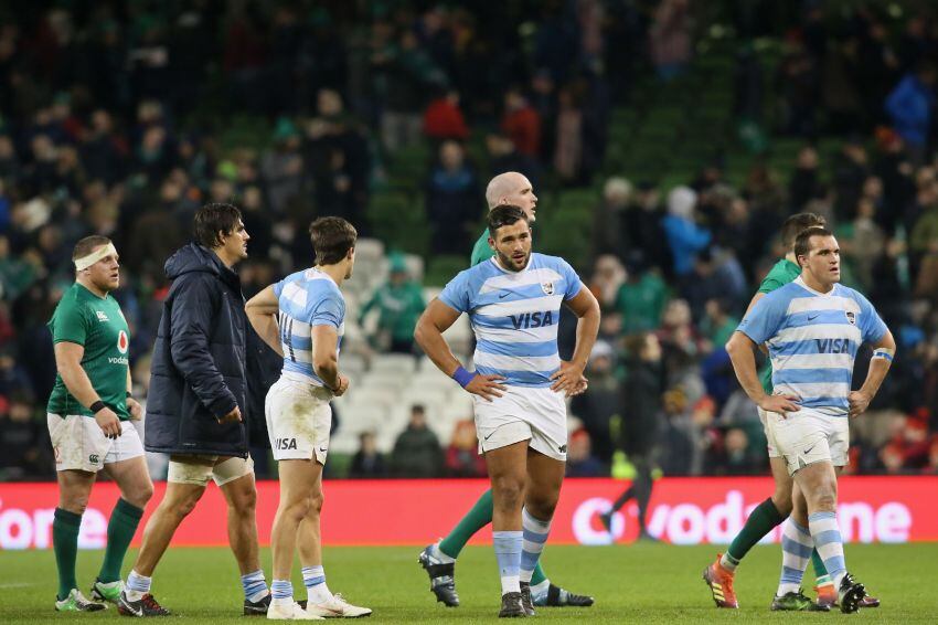 
    Los Pumas vienen de perder ante Irlanda, en Dublin. Foto: AFP
   