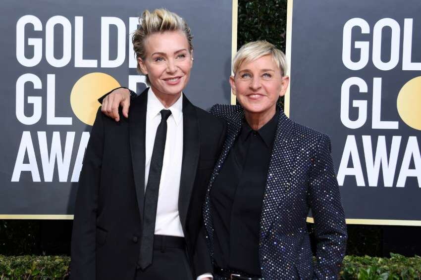 
Portia de Rossi y Ellen DeGeneres | AFP
   