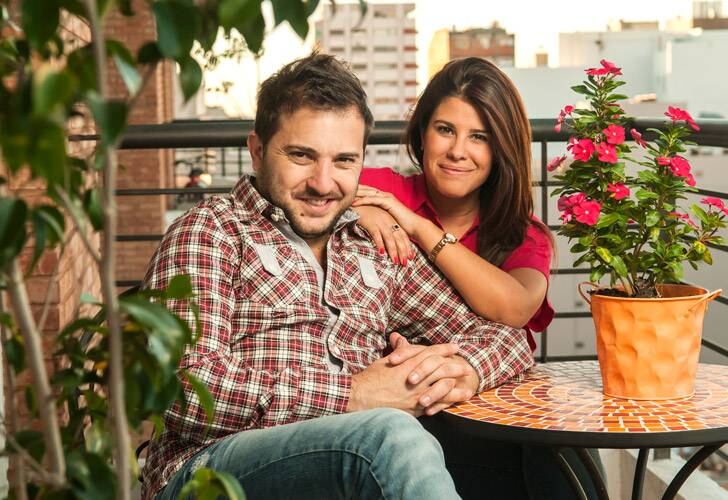 Diego Brancatelli y Cecilia Insinga