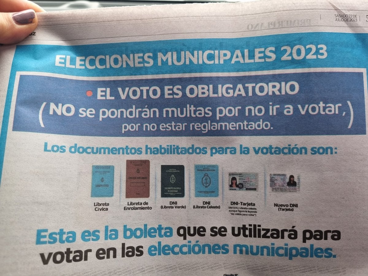 La publicación de la Junta Electoral que generó el enojo de JxC.