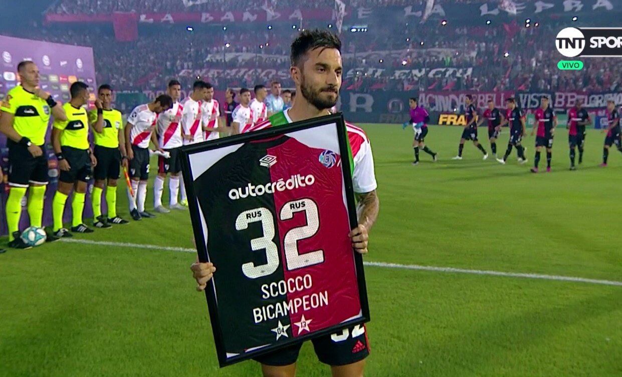 Scocco, ídolo de Newell's pero también del rojiblanco. 