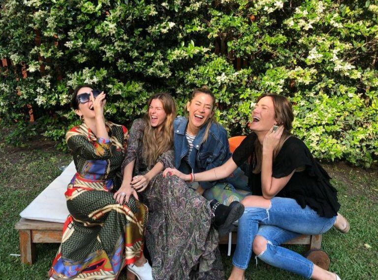 Lali Espósito, la China Suárez, Jimena Barón y Paula Chaves en el cumpleaños de Mirko (Foto: Instagram/ baronjimena)