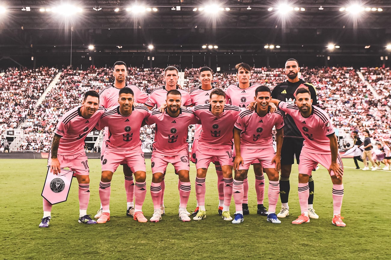 Lionel Messi en el 11 titular de Inter Miami por la MLS ante St Louis City. (Prensa Inter Miami)