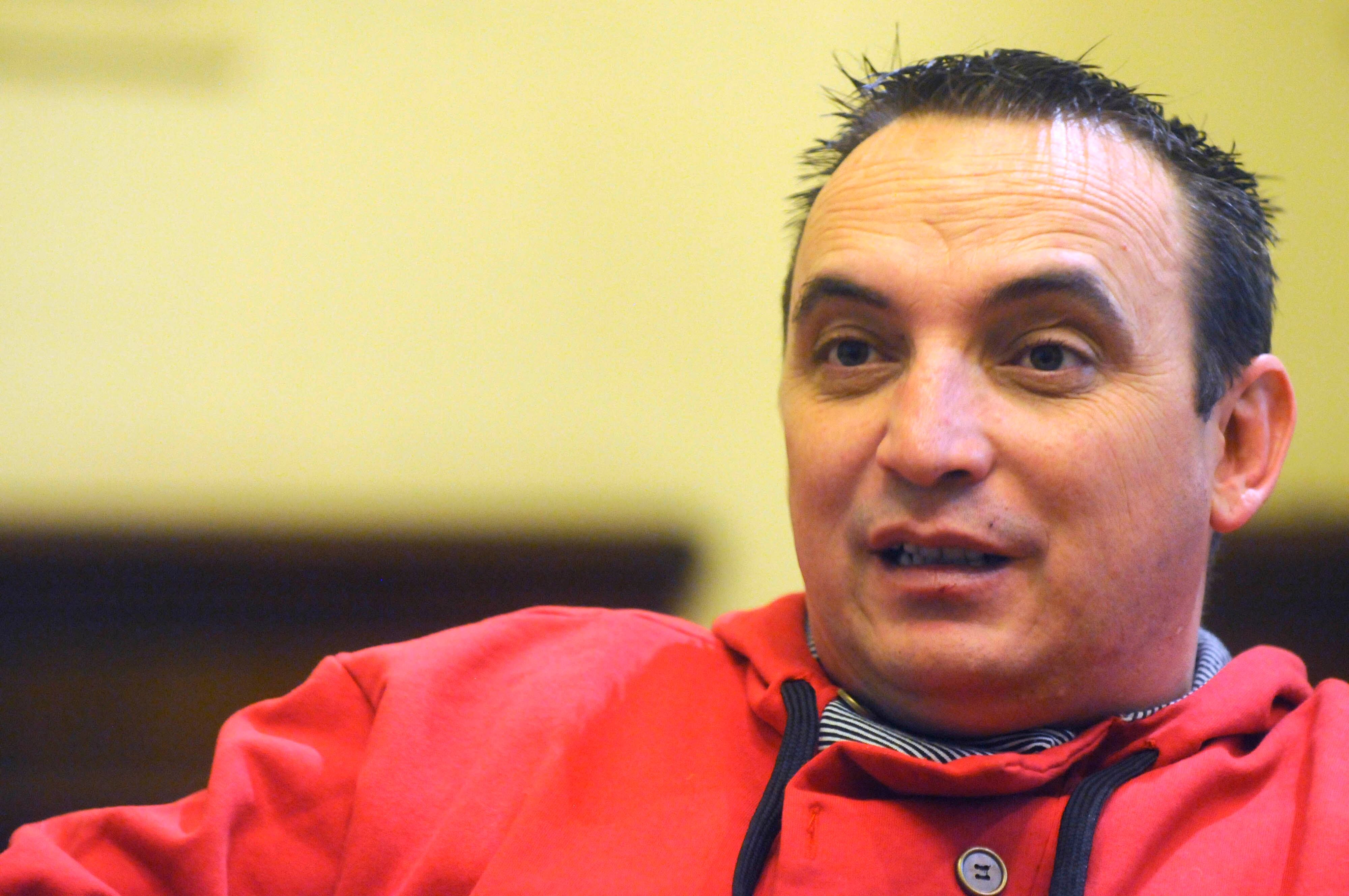 Mendoza  06 de Julio 2015 Leonardo López

Leonardo López (vicepresidente  de Independiente Rivadavia) antes de la reunion en la Liga mendocina de futbol por el tema de la seguridad en las canchas mendocinas.
Foto: Andres Larrovere/Los Andes