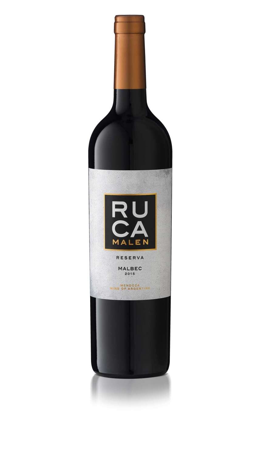 RUCA MALEN RESERVA MALBEC
 Producido con uvas únicas que dan como resultado un vino equilibrado que refleja las características propias del varietal con una frescura distinguida con un paladar concentrado, notas de frutas rojas, herbales y especias.