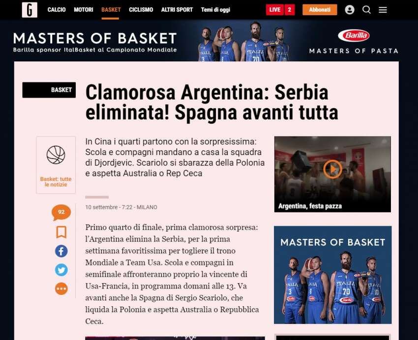 
    La Gazzeta Dello Sports (Italia)
   