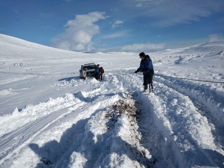 Las bajas temperaturas se extendieron durante varios días en la Patagonia, y durante 8 días la temperatura no superó los 0°. 