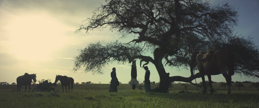 
Una de las escenas de "Gauchito Gil".
