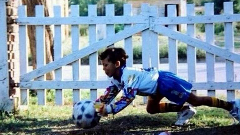 Marchesín compartió una foto con el buzo de Navarro Montoya, en un guiño a Boca