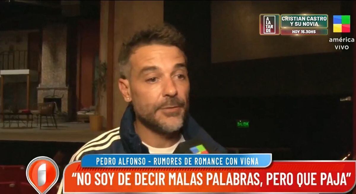 Qué dijo Pedro Alfonso sobre el rumor con Flor Vigna. / Captura