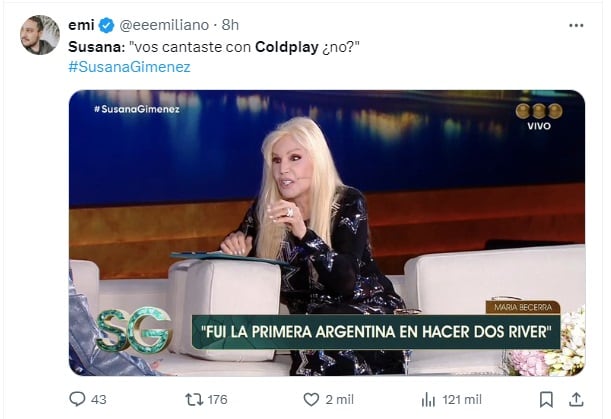 Memes por la vuelta de Susana Giménez a la televisión (X)