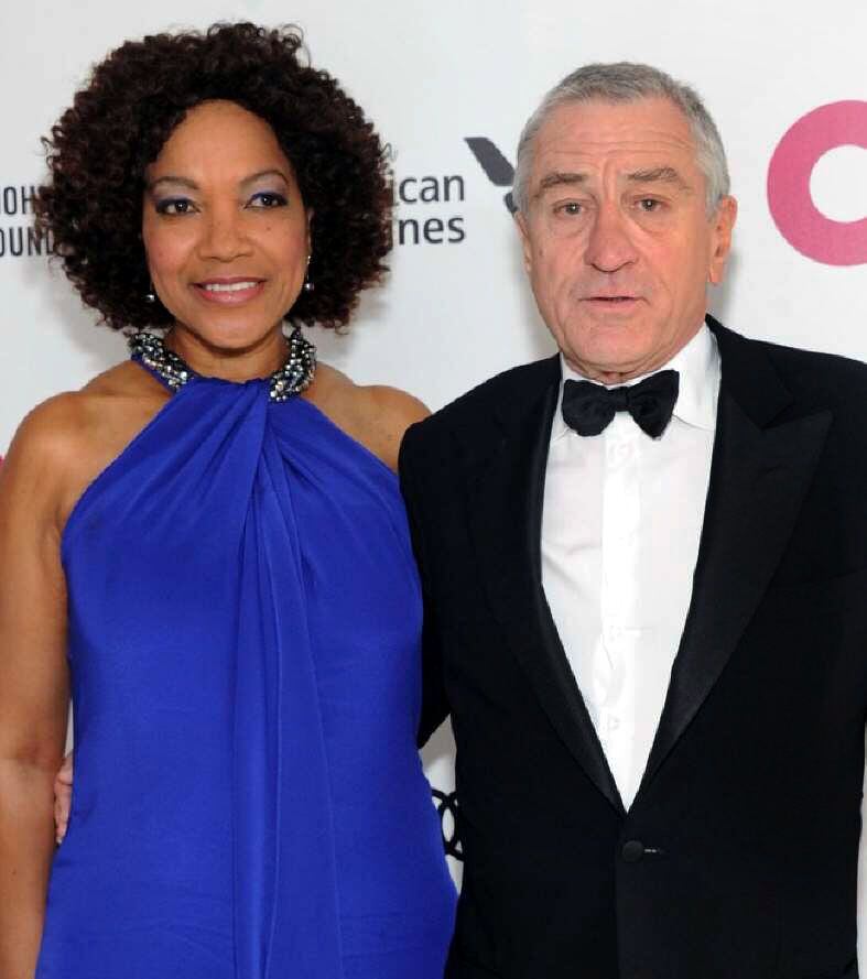 Robert De Niro con su segunda esposa, Grace Hightower, con quien se casó en 1997.