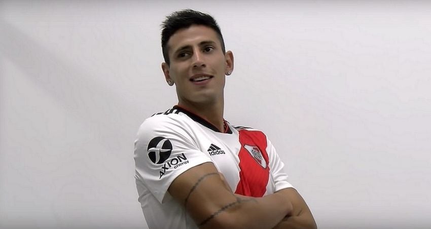 
El defensor va desde el arranque.  | Gentileza prensa River Plate
   