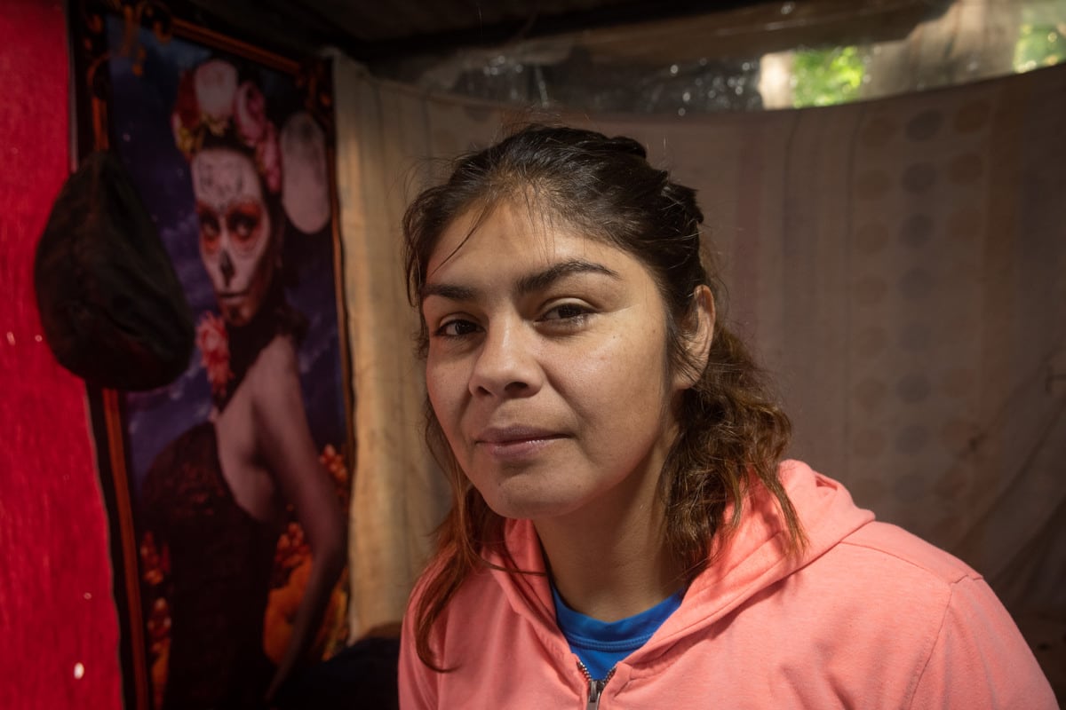 Yésica ganó varios títulos entre 2009 y 2013. también estuvo viviendo -y boxeando- en Chile, hasta que regresó. Debió vender su casa en un barrio de San Martín por las deudas que mantenía. Foto: Ignacio Blanco / Los Andes.