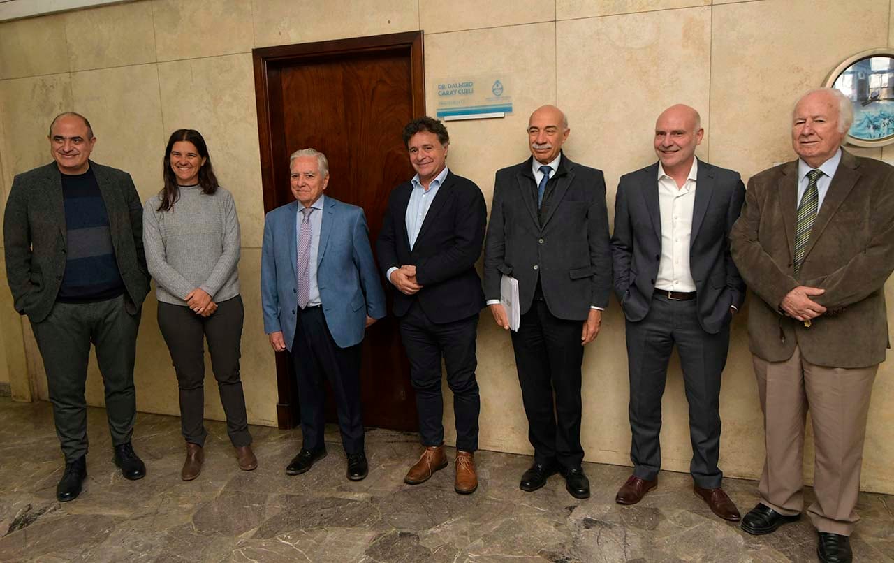 Los jueces de Suprema Corte de Justicia de  Mendoza, Mario Adaro, Teresa Day, Julio Gómez, Omar Palermo , José Valerio, Dalmiro Garay  y Pedro Llorente