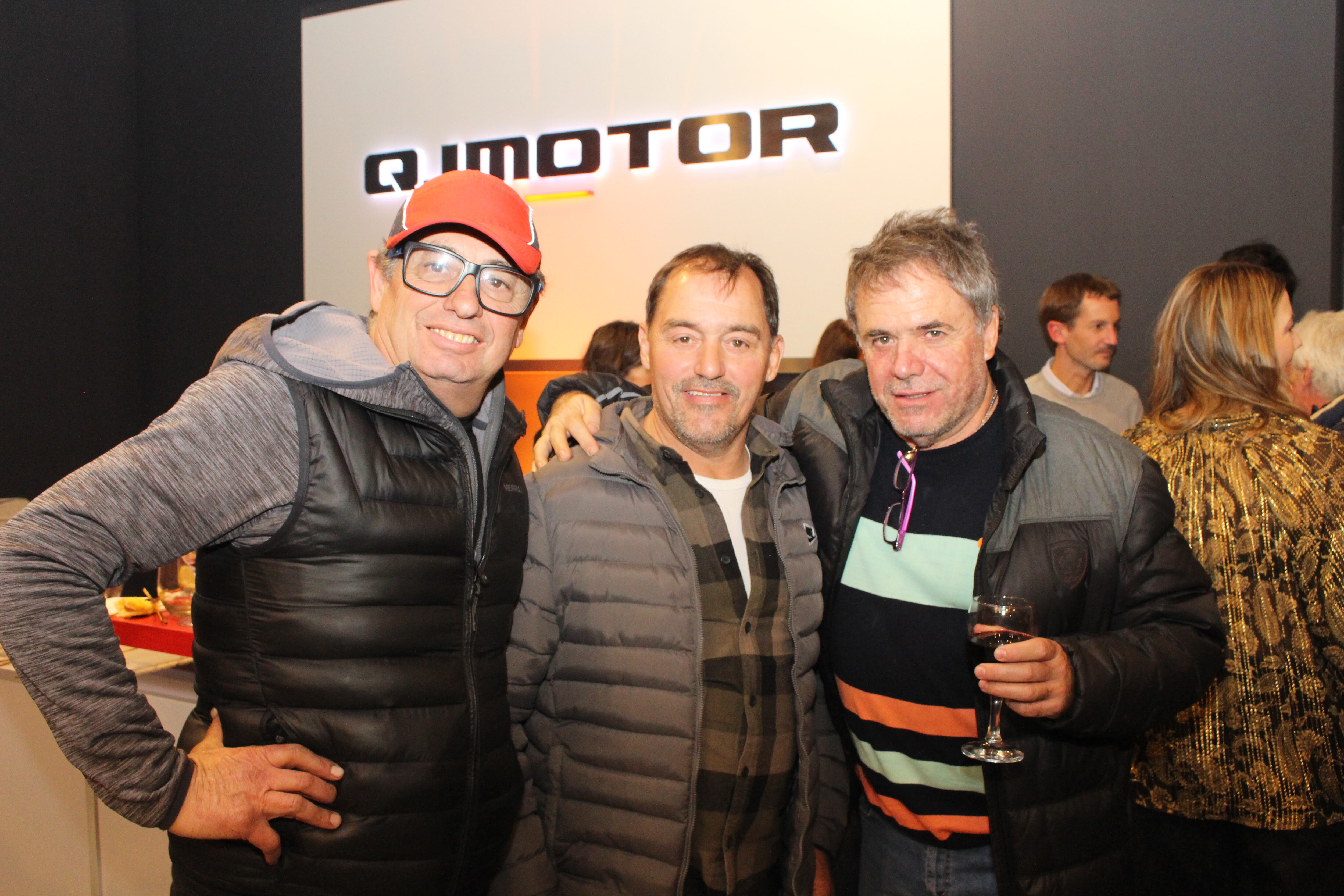 Ruben Martin, Rolando Marchioli y Luis Rocca