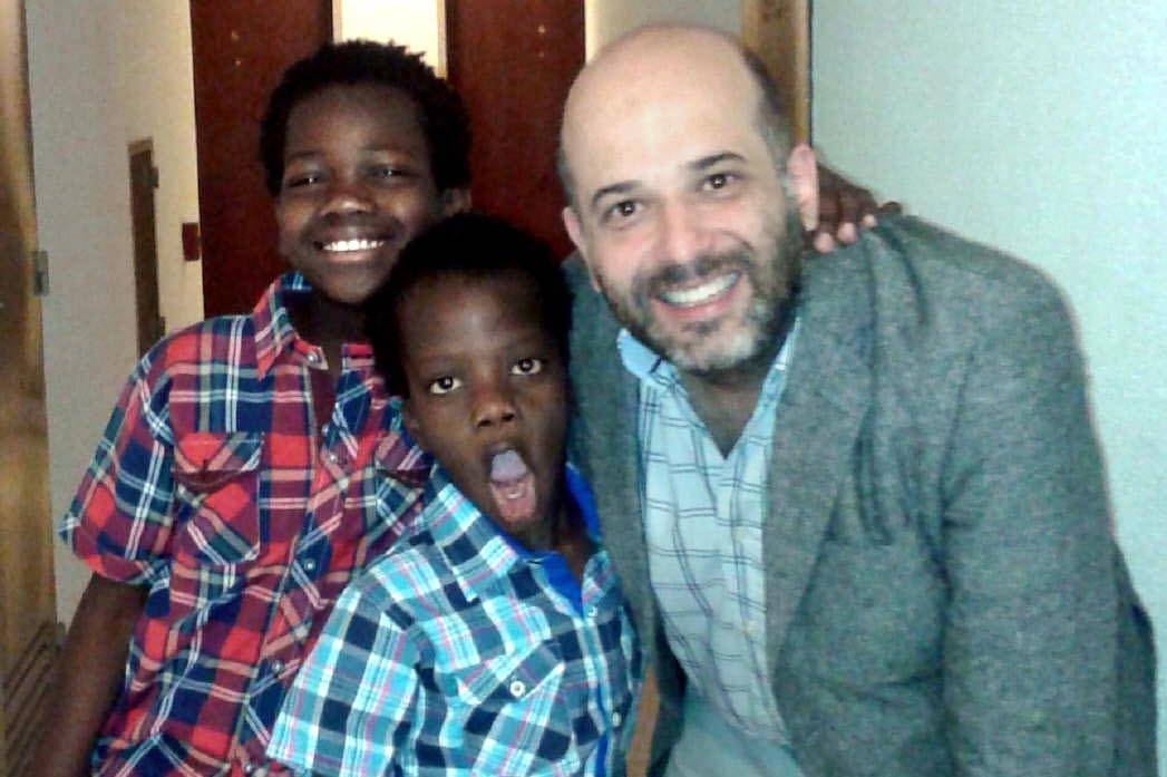 Una foto de Daniel, Mackenson y Emmanuel de hace ya algunos años. Foto: Archivo Los Andes.