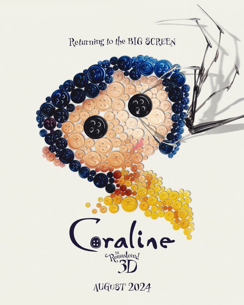 En agosto llega Coraline al cine. / Archivos