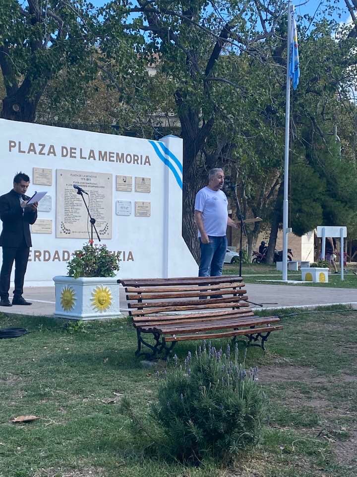 El abogado Guillermo Rubio durante un acto realizado en San Rafael. / Facebook.