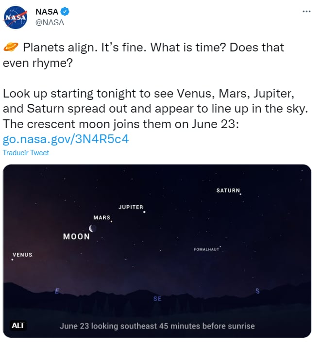 Twitter Nasa