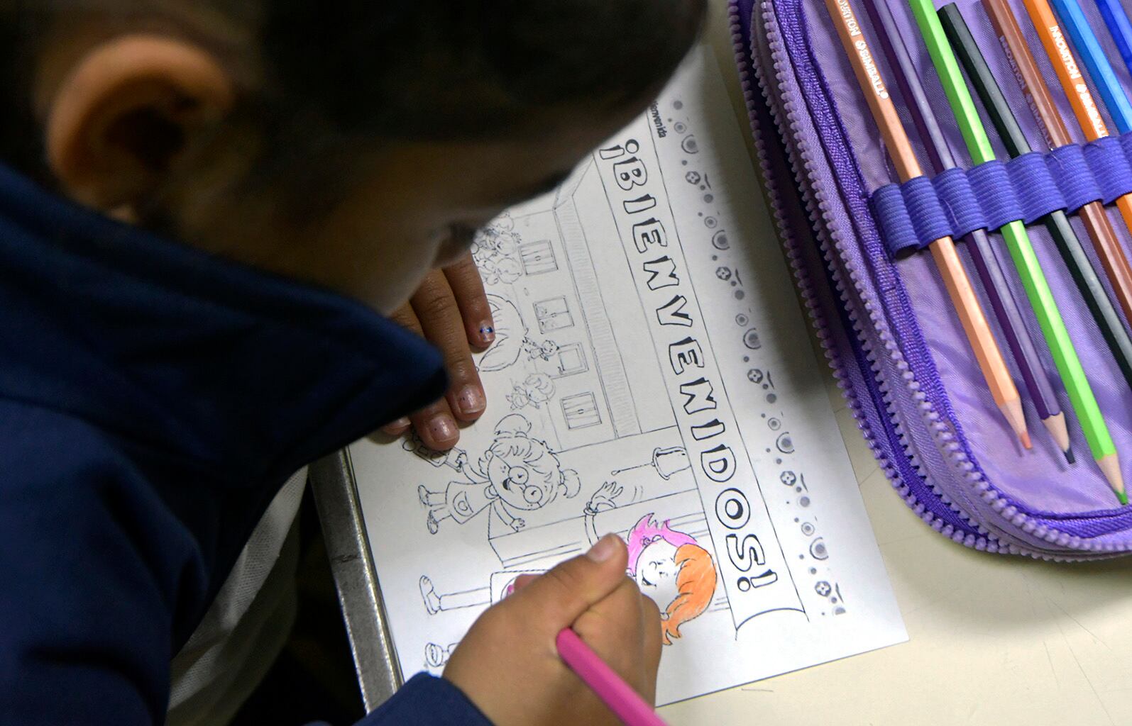 La elección de escuela por parte de los grupos familiares se basa, principalmente, en la cercanía: el 55% de las ​ personas encuestadas menciona esa razón.
Foto: Orlando Pelichotti / Los Andes