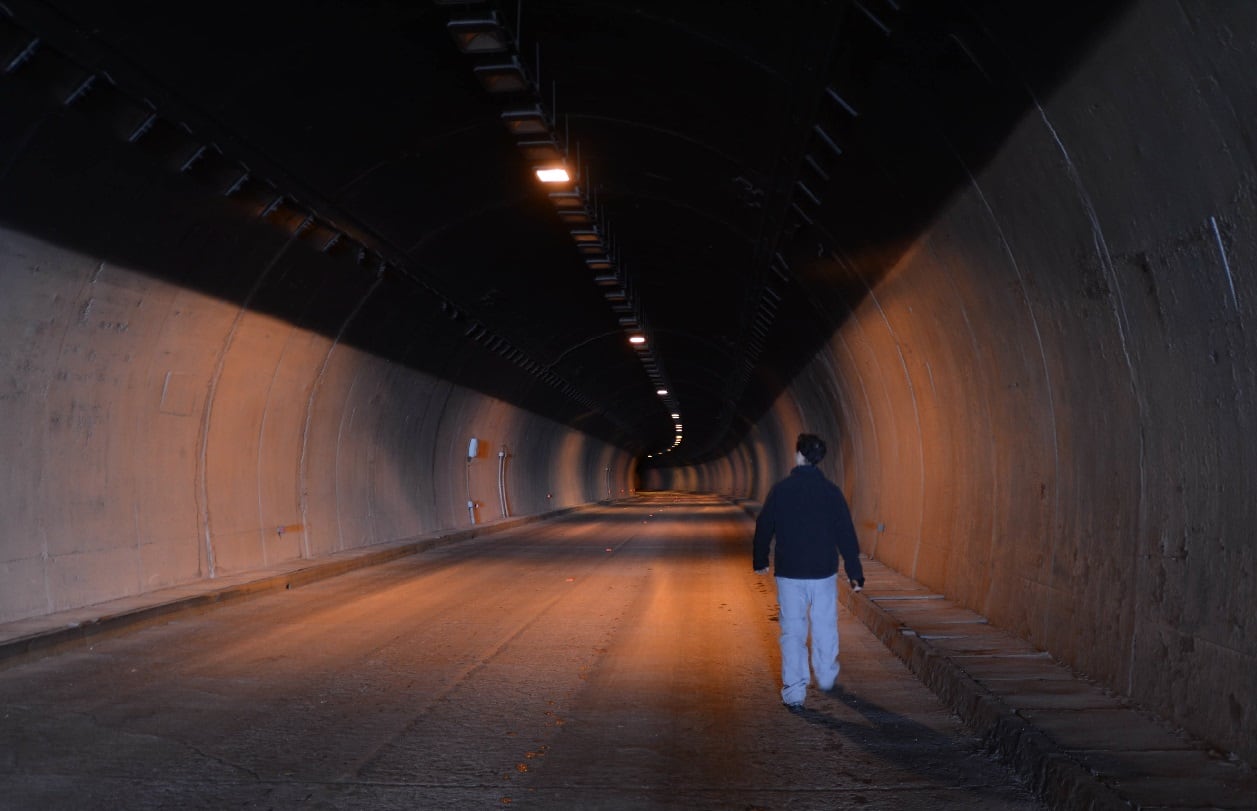 Túnel Internacional Cristo Redentor. 