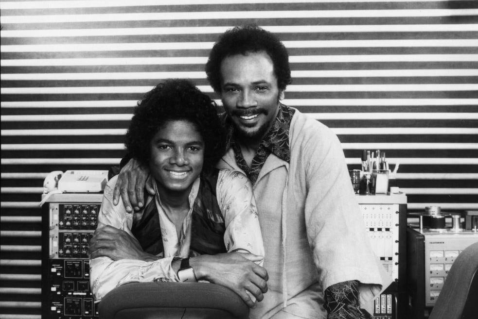   Michael Jackson y Quincy Jones, en la época previa al lanzamiento de "Off the Wall"