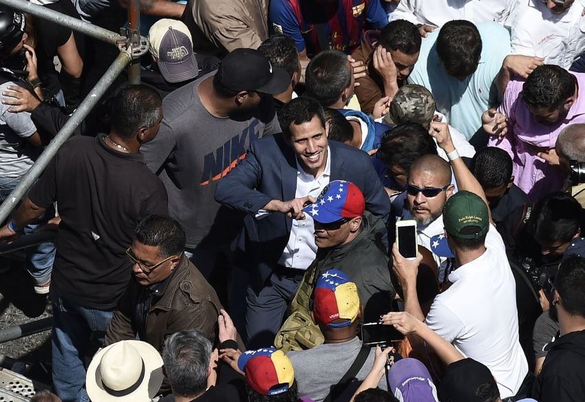 
Guaidó prometió que pronto habrá elecciones libres. | AFP
   