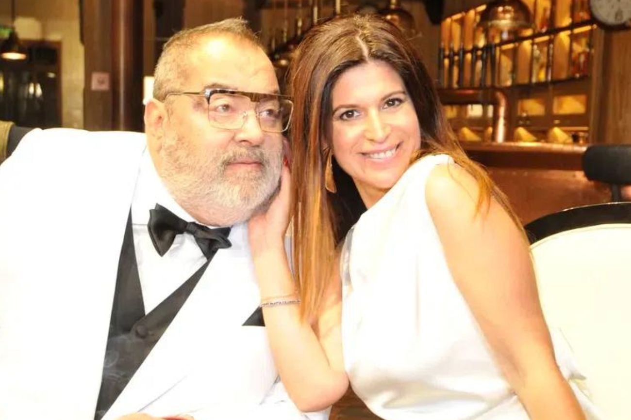 Jorge Lanata junto a su actual esposa, Elba Marcovecchio. Captura Instagram.