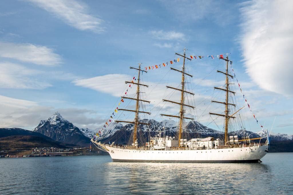 Fragata Libertad en Ushuaia