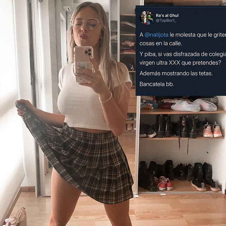 La rubia también fue criticada en Twitter