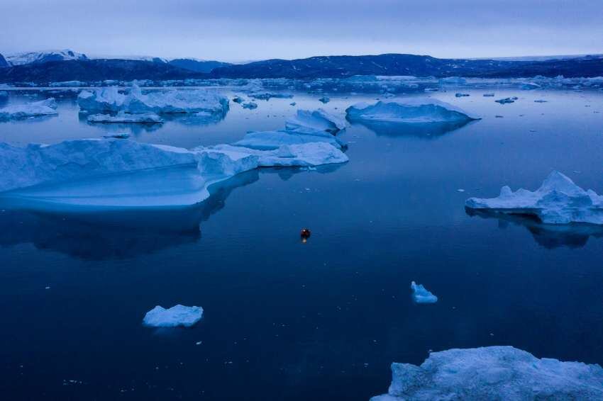 
Paisaje blanco. El 80 por ciento del territorio de Groenlandia está cubierto de hielo | AP
   