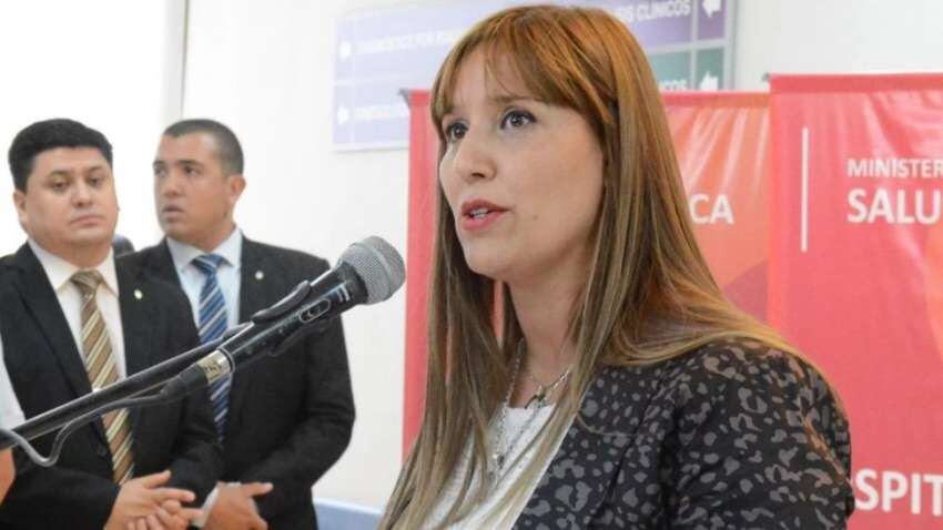 
    Alejandra Venerando, ministra de Salud de San Juan. Foto: gentileza Diario de Cuyo.
   