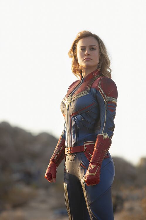 
Brie Larson. La actriz se calza el traje de la más “feminista” de las superheroínas del universo Marvel. | Gentileza
   