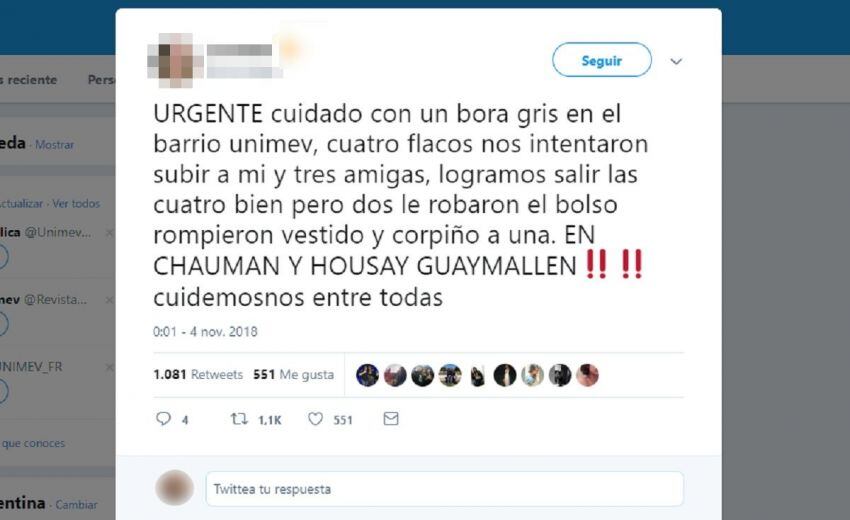 
    El tuit que se viralizó en las redes.
   