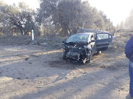 
Sólo heridos. Tras el impacto de dos vehículos con nueve turistas. | Gentileza / Diario San Rafael
   