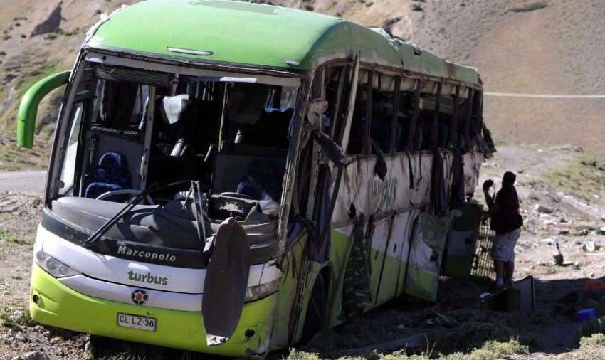 
La tragedia de TurBus en febrero de 2017 que dejó 19 muertos.  | Archivo / Los Andes
   