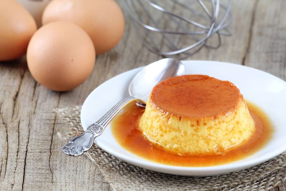 Flan de champagne: extra suave para el paladar