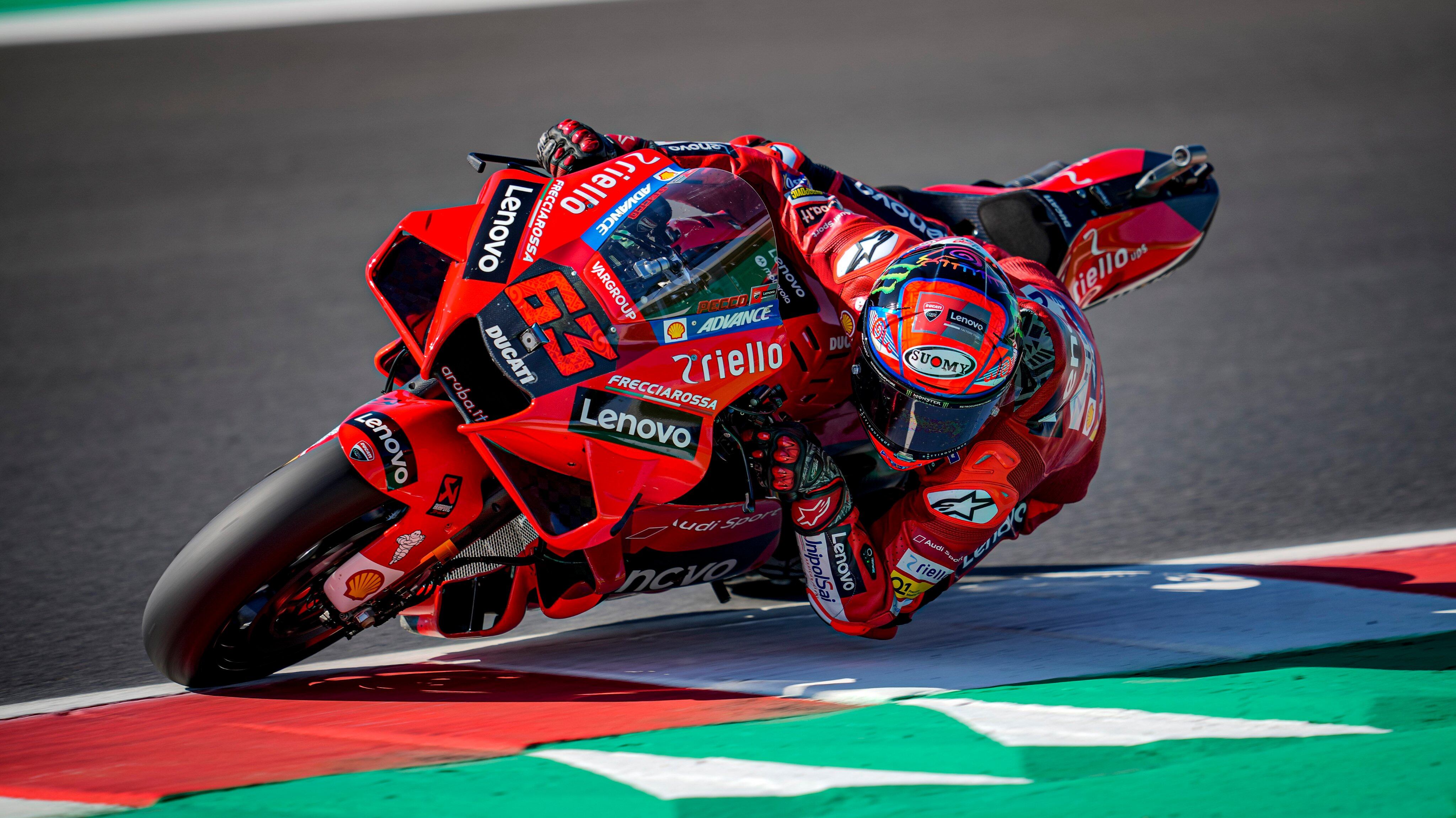 Pecco Bagnaia en Misano