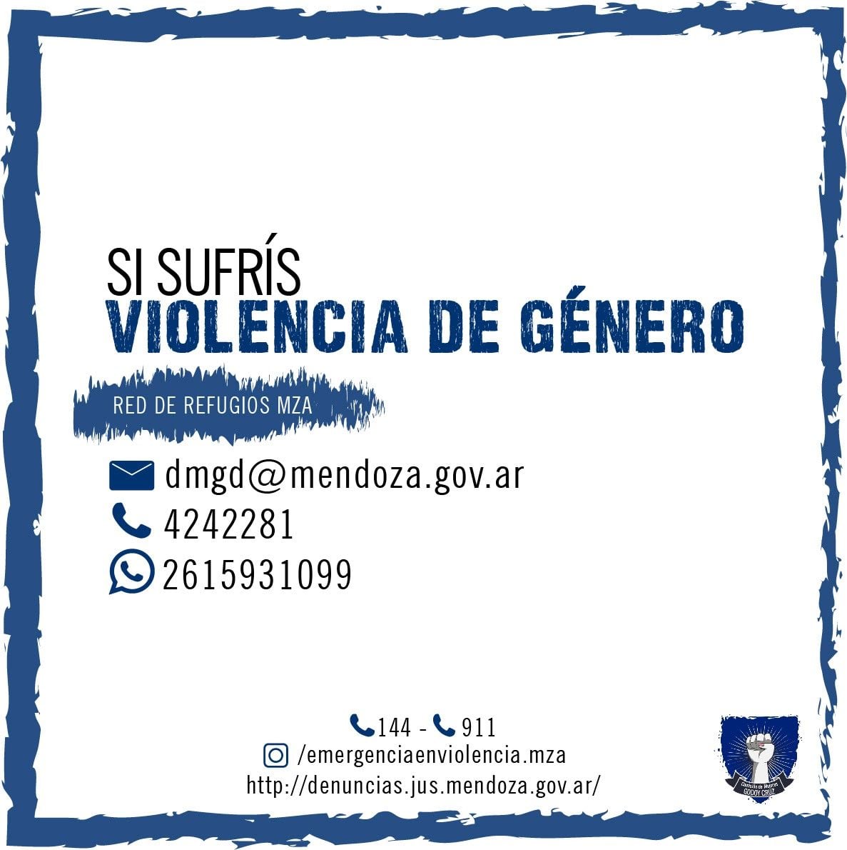 Lucha contra la violencia de género en el Tomba.