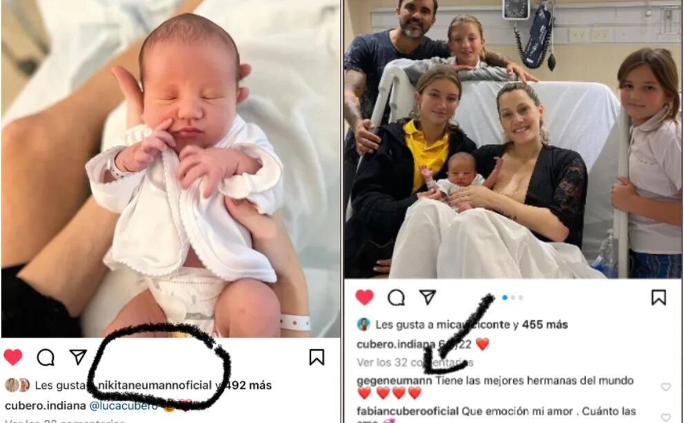 Nicole Neumann tuvo un inesperado gesto con Luca, el hijo de Fabián Cubero y Mica Viciconte.