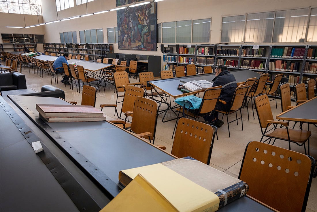 La Biblioteca General San Martín  - Foto: Ignacio Blanco / Los Andes